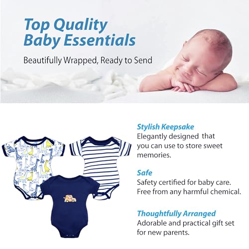 Image of VParents Rompers for New Born Baby Girl & Boy (Pack of 3), 100% Cotton Half Sleeve Romper /Bodysuit /Jumpsuit /Onesies /Sleepsuit For Infants & Toddlers, Comfortable Daily Wear Clothes For Babies