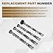 Charouse 5184377AG 4Pcs Engine Camshaft Set Compatible with 2011-2016 Dodge Charger Journey Challenger Durango Ram 1500 Jeep Cherokee Wrangler Grand Chrysler 200 300 3.6L 5184378AG 5184379AG 5184380AG