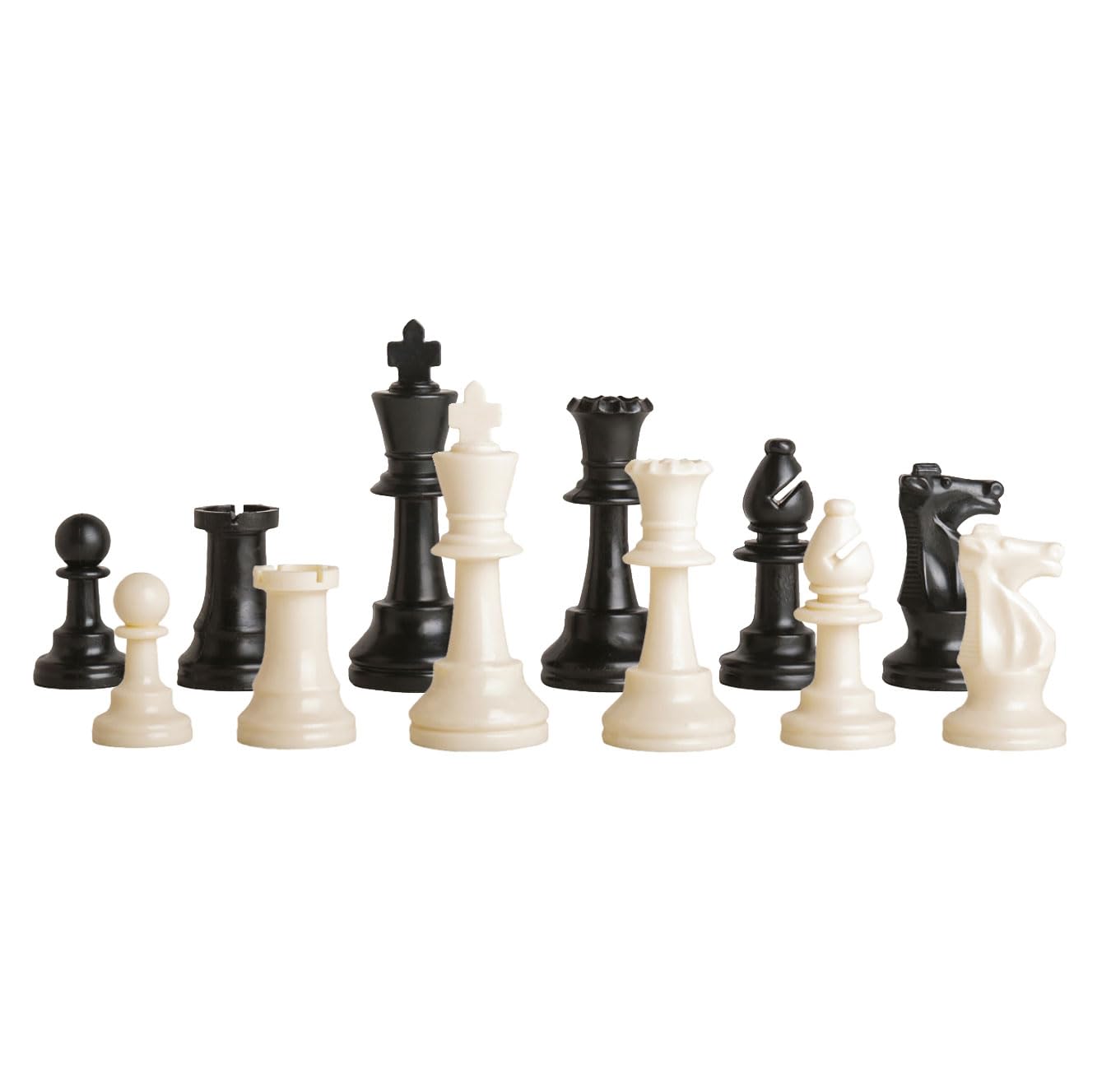 Wilson Jeux, 34 Chess Pieces Size 5, Weighted and Felted Chess Pieces, Ideal for Standard Chess Boards Size 5 x 5 Cm - Image 2