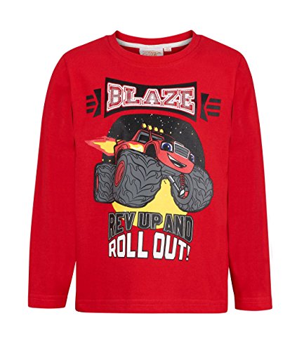 Blaze Maglietta Maniche Lunghe Rosso (110)