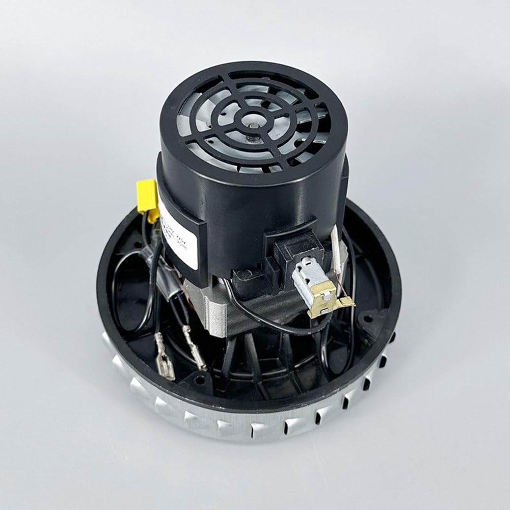 Motor de Aspiradora de 1400 W, Silencioso, Diámetro de 130 Mm, Repuesto para Uso Doméstico y Comercial.