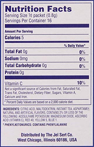 Wyler's Light Singles To Go Powder Packets, Water Drink Mix, Raspberry, 8 Packets Per Box, 96 Total Packets (Pack Of 12) #TOP4