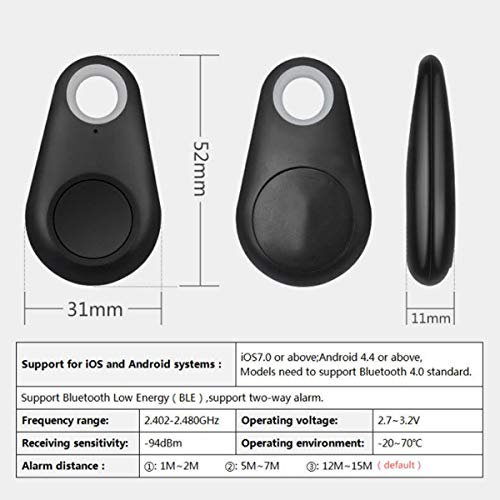 Smart Bluetooth anti-loss device, water drop triangle type two-way alarm, for the elderly children a