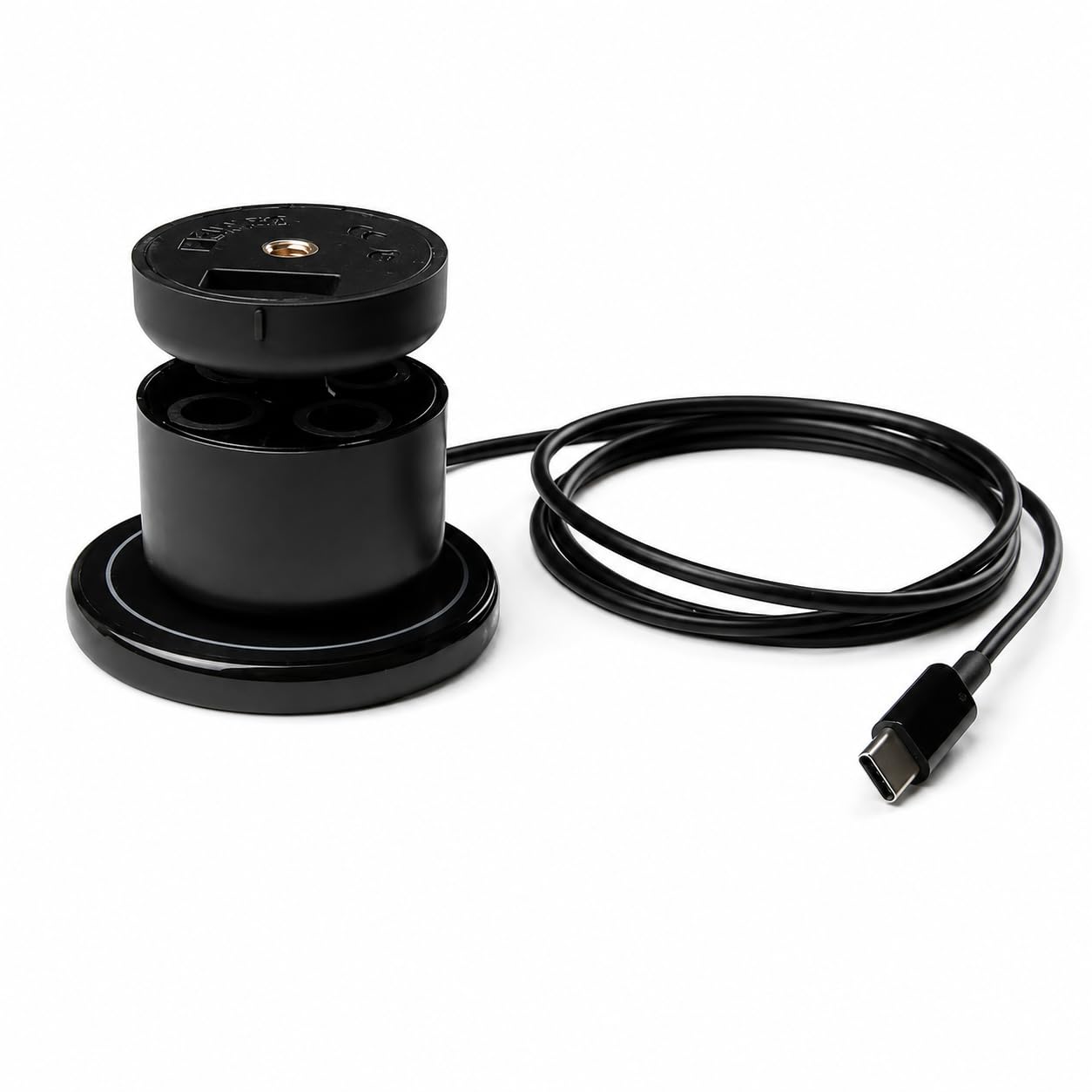 Calypso Instruments Ultrasonic Portable Mini anemómetro | Velocidad y dirección de viento| Portable 43 mm Diametro, peso 78 gramos | Inalámbrico, Bluetooth, Sensores ultrasónicos | Color negro