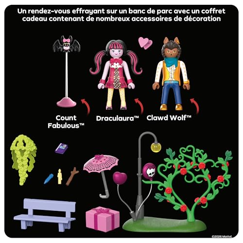 Playmobil Monster High 72043 Rendez vous de la Saint Valentin - vue 4