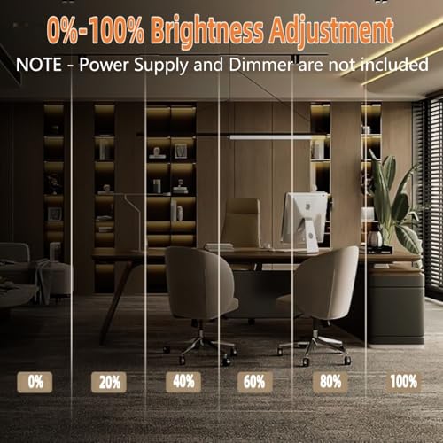 Tira LED COB impermeable IP68 16.4 pies 12V 480 LEDs/m blanco frío miniatura 6