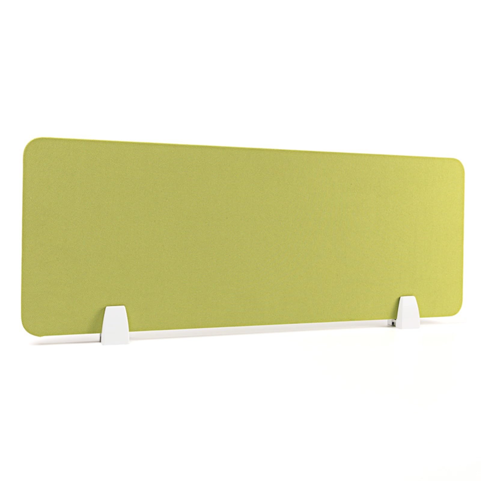 Pannello fonoassorbente rimovibile facile da installare con Eds arrotondati, verde, 100 x 30 cm, ideale per casa ufficio e Worpaces