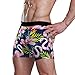 NaiiaN Calzoncillos Boxer para Hombres, niños, jóvenes, Ropa Interior, Transpirable, Hoja de...