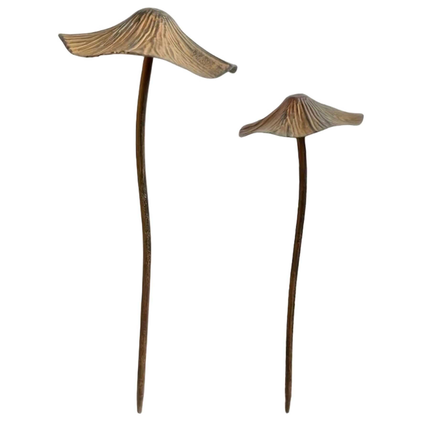Tuteurs pour plantes lot de 2 supports champignons en métal pour jardin