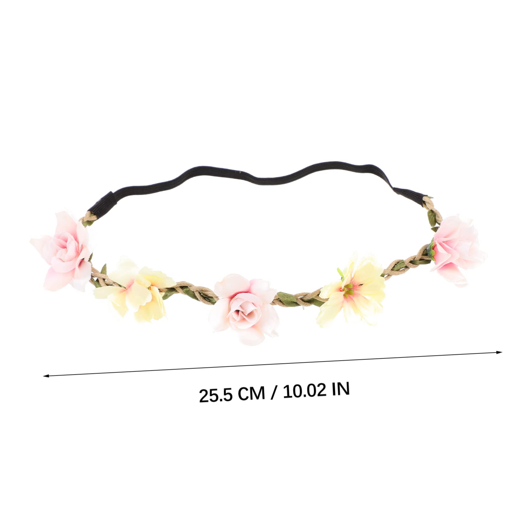 Abaodam 12stücke Blumen Haarband Teilig Braut Floral Kranz Kopfschmuck Elastisches Design Für Damen Für Hochzeiten Festivals Und Fotoshootings
