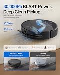 ECOVACS DEEBOT X11S OMNICYCLONE Aspirateur robot & C'est pas vrai. 30000Pa, TrueEdge Rouleaux, station sans sac pour le nettoyage sans effort, 3-Min Chargement rapide pour grande maison, ZeroTangle, AI Évitement, YIKO Agent