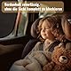 2er Set Sonnenschutz Auto mit UV Schutz UPF für Babys, Kinder, Sonnenschutz für Seitenscheibe mit Saugnapf, Fensterschutz Verdunkelung, faltbarer Sonnenblende für PKW, Fahrzeug, Protection, verdunkeln