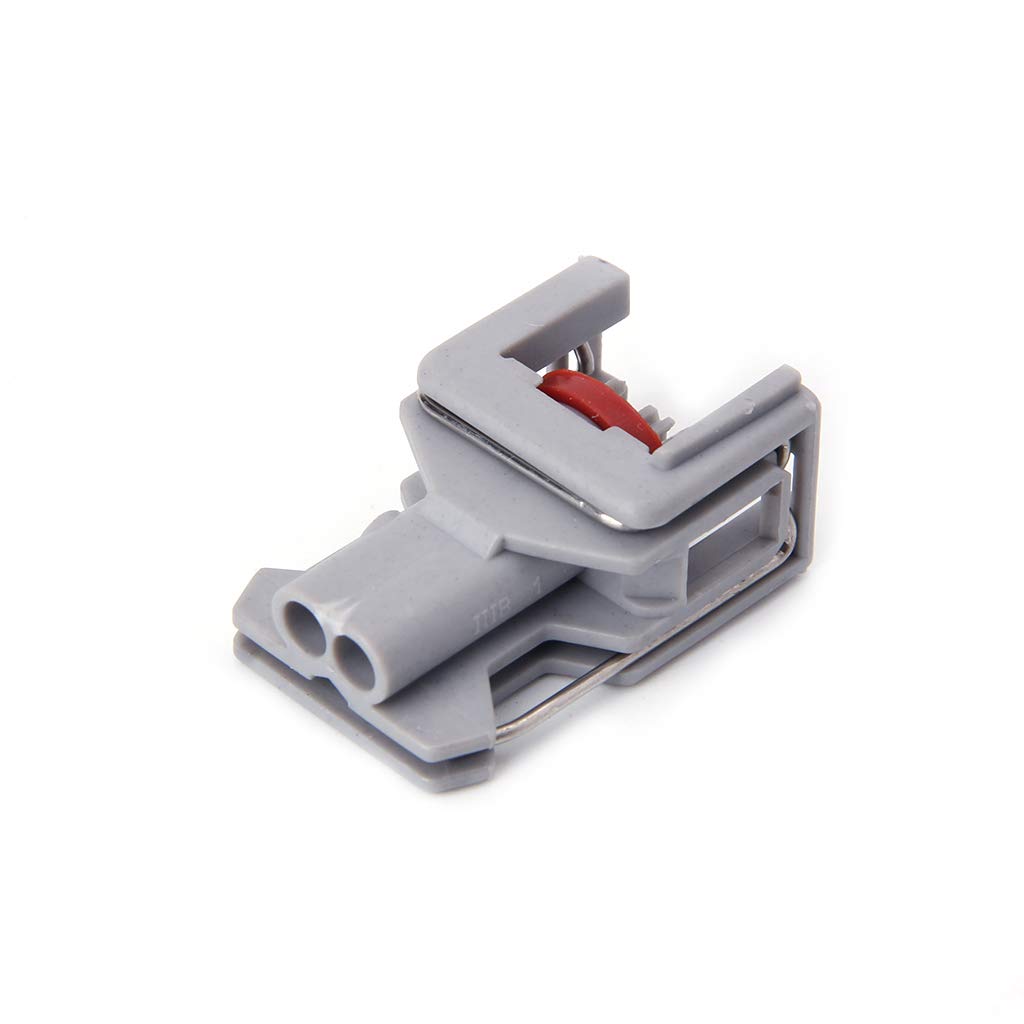 Kabel Connector Fit for Delphi Brandstof Diesel Injector Brandstof Rail Plug 10811963 Waterdichte Connector Pigtail 2Pin (Color : 5pcs