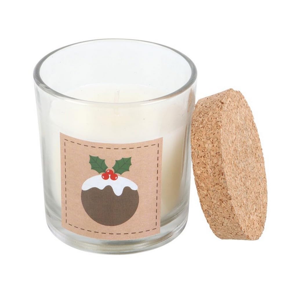 Something Different Wholesale Brown Handcrafted Christmas Pudding Candle - Festive Scented Soy Wax Candle, Gift For Holiday Decorations, Gifts, And Home Ambiance - Long-Lasting Burn, And Non-Toxic