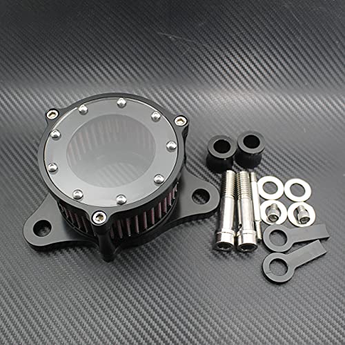 YHMTIVTU Sistema de filtro de ar para admissão de ar de motocicleta adequado para Sportster XL 883 1