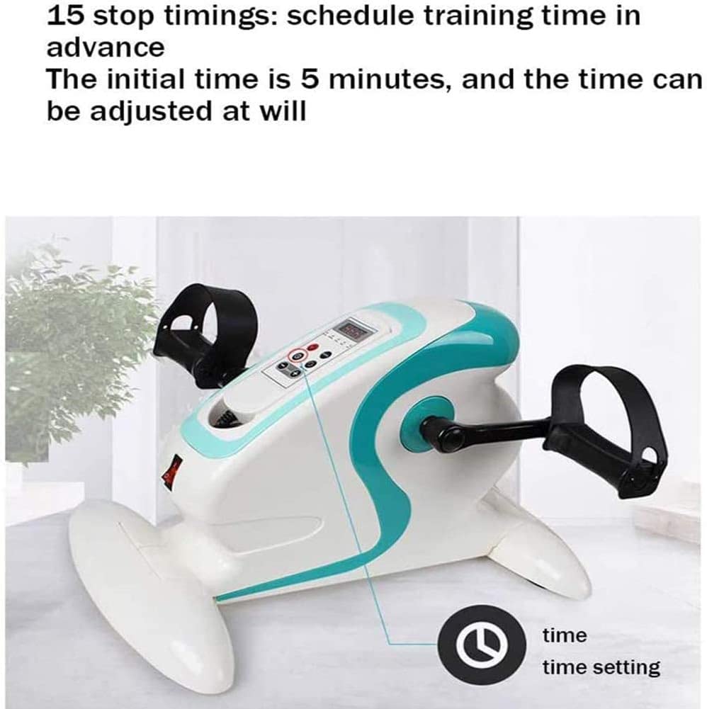 Rower treningowy pod biurkiem Mini rowerek do ćwiczeń ramion i nóg z wyświetlaczem LCD, rower treningowy w domu (bez wspornika)