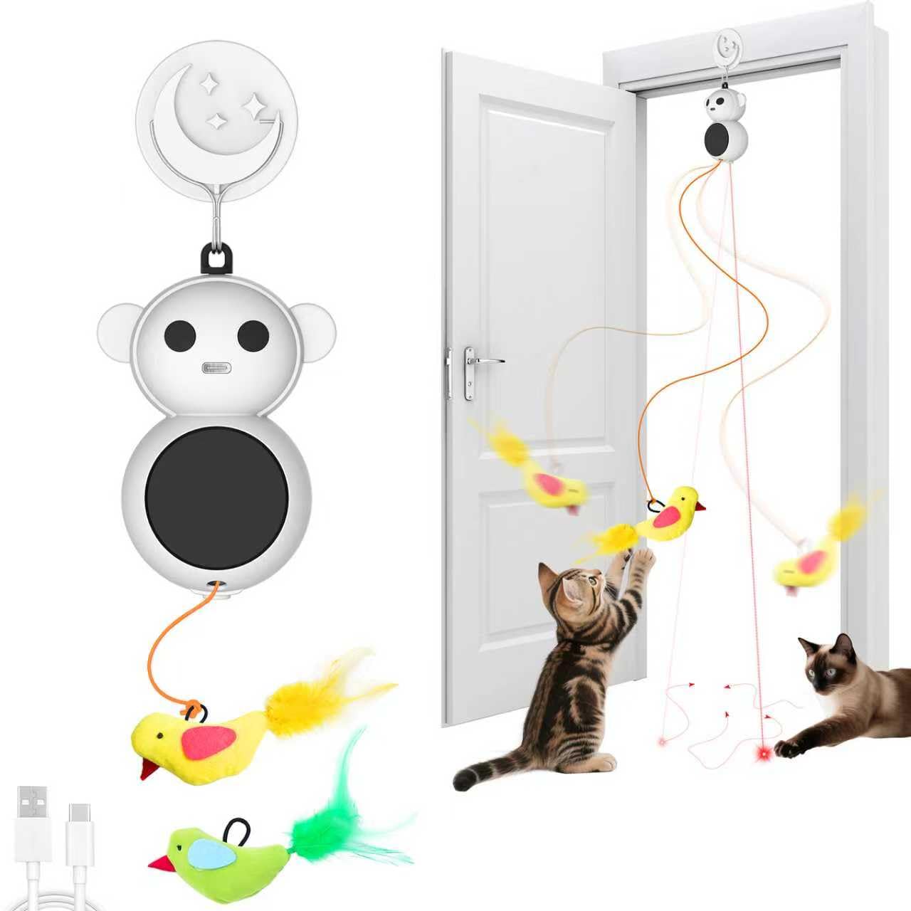 Catpick automatic flying bird cat toy
