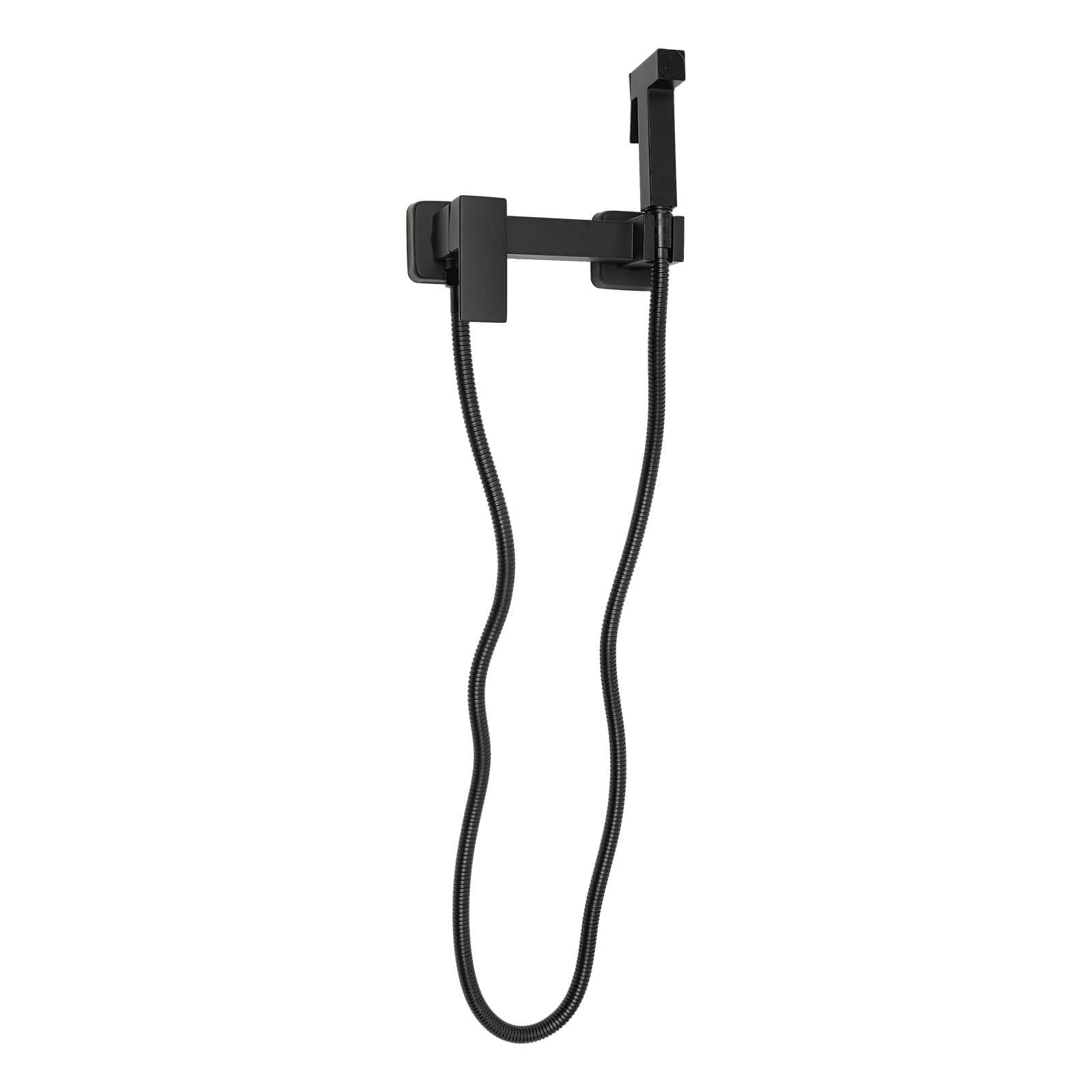 Bidet - Spruzzatore per WC, bidet, doccetta per bidet, per acqua calda e fredda, colore nero