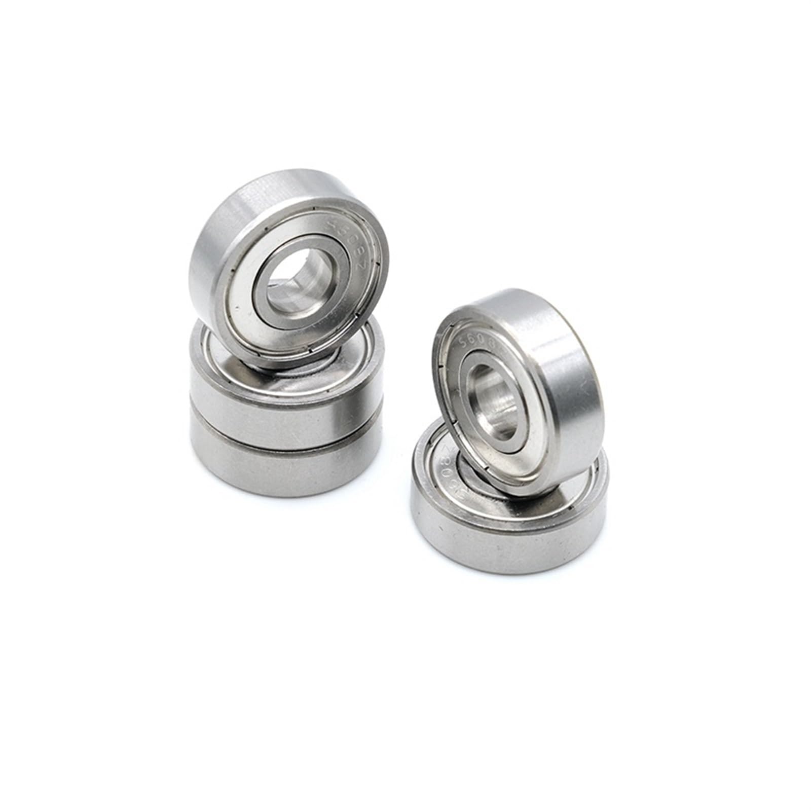 Rodamiento de bolas de acero inoxidable S608ZZ 608zz 8x22x7mm rodamiento de patines 8 Uds