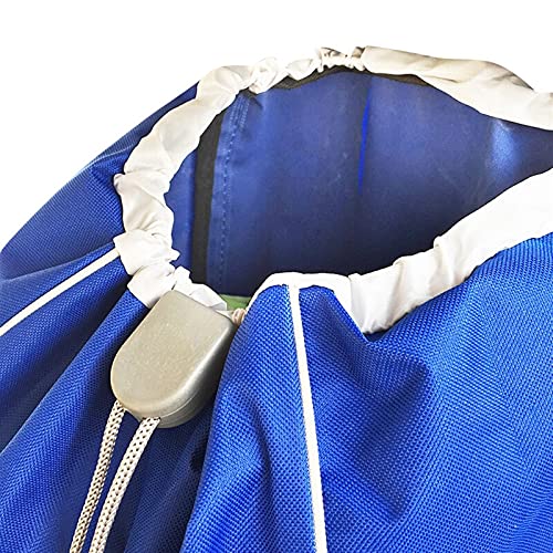 Einkaufstrolley Treppensteiger Einkaufstrolley, blau rot kariert, Einkaufskorb, tragbarer Gepäckwagen, B, – Bild 8