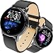 Produktbild jpantech Smartwatch, Fitness Tracker Voller 5ATM Wasserdicht Smart Watch Intelligente Aktivitäts Uhr Sportuhr, Damen Herren Pulsmesser Schlafmonitor SMS Beachten Armbanduhr für Android iOS(Schwarz.)