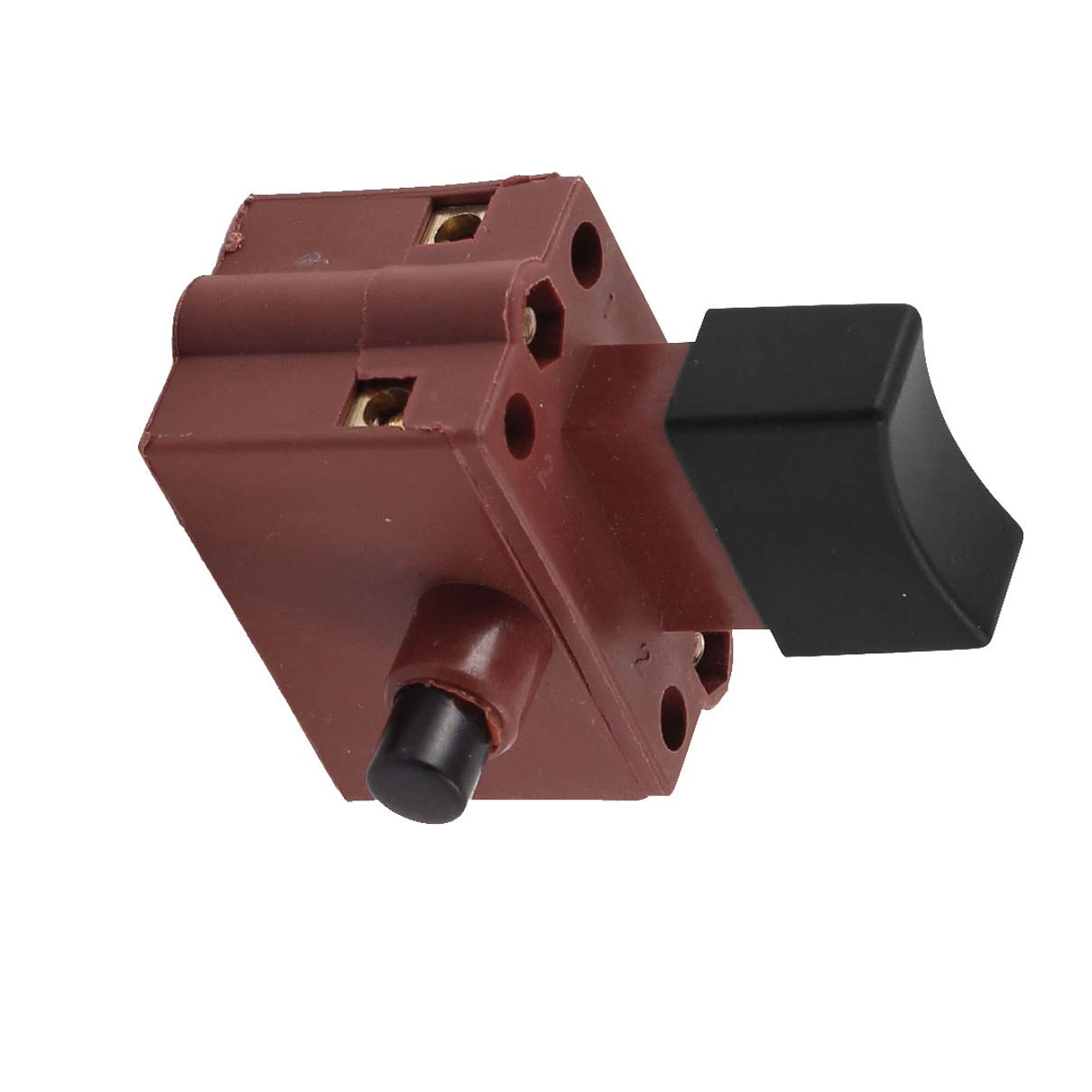 Aexit AC 250V/10A Industrial Switches 125V/20A DPDT Momentary Trigger Electric Pushbutton Switches Tool Switch