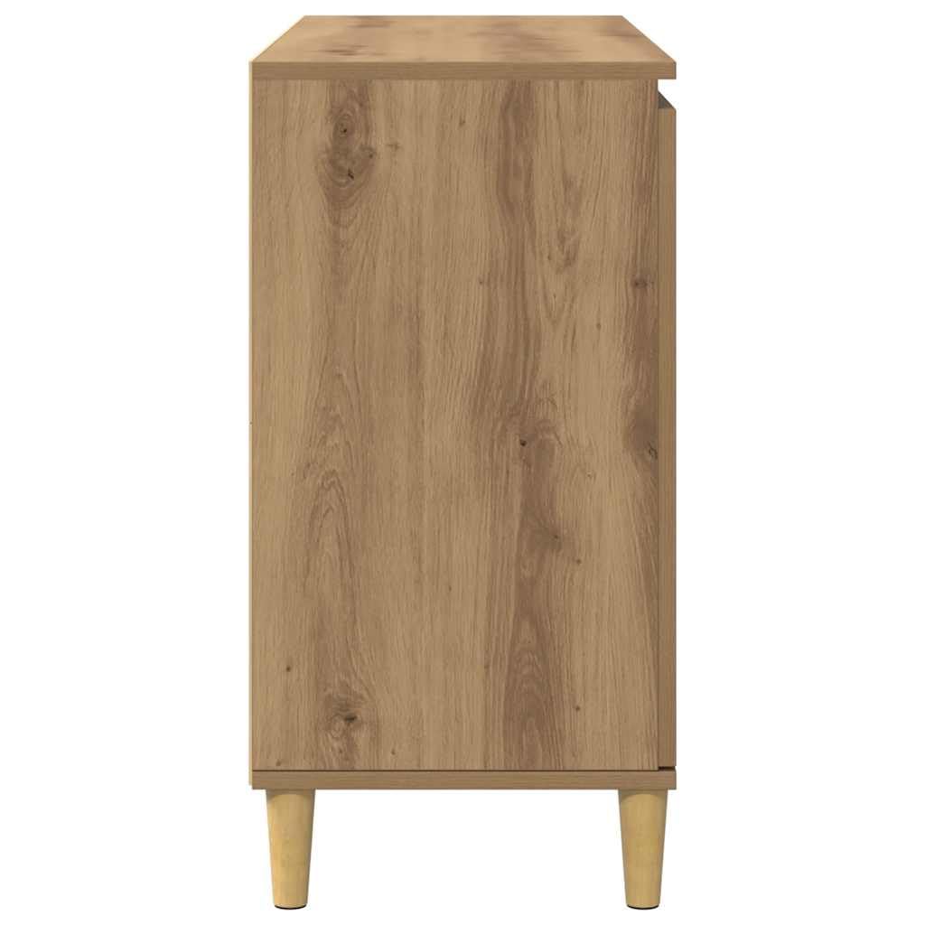 Refined Aparador de Madera de ingeniería Roble Artisan 102x35x70 cm