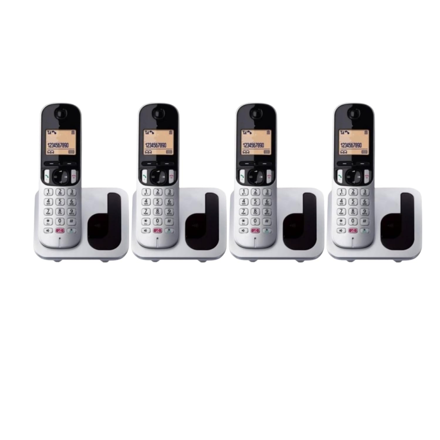 dee vee Original Easy Wireless Intercom with Speaker Phone & Caller ID (Black) (4)-image-35