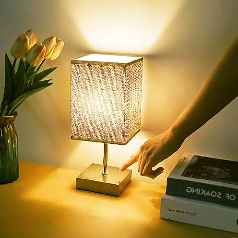 Touch Control Dimmable Table Lamp with LED Cover