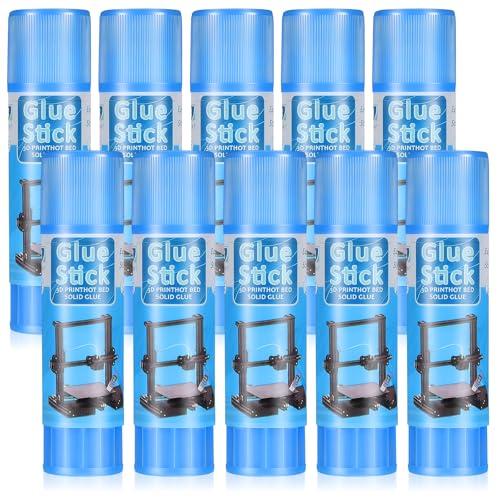 Image of Outus 10 3D Printer Glue Sticks for Hot Bed PVP 3D Printer Adhesive Solid Glue Sticks for PLA /ABS /PETG /PC /TPU Hot Bed Removing Printing Models (Blue,Classic)