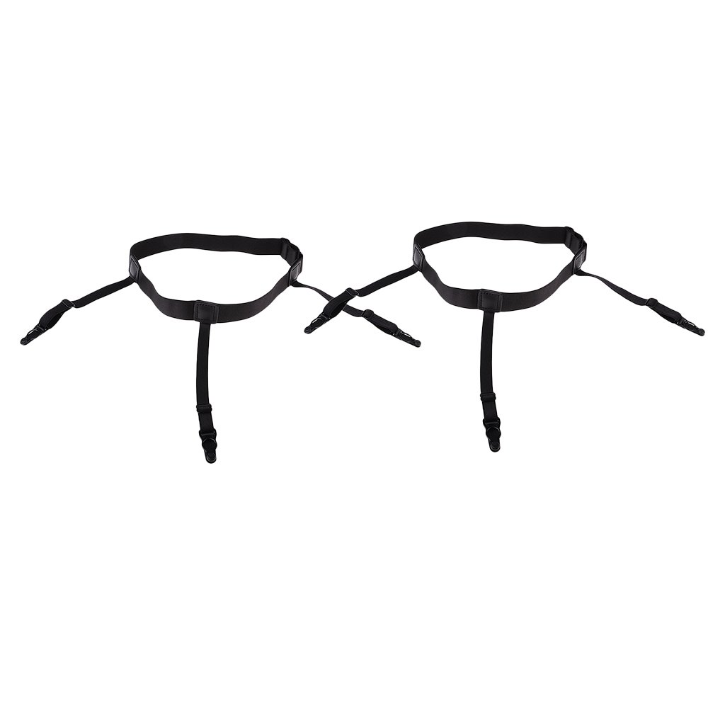 ZOOMELLA 2Packs Mens T Shirt Suspender Stays Holders Elastic Garter Locking ClampsCollectibles-image-28