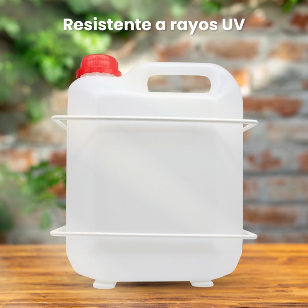 Tanica con supporto da parete, resistente per raccogliere acqua condizionata (10 litri) resistente al sole, per eliminare il gocciolamento dell'aria condizionata