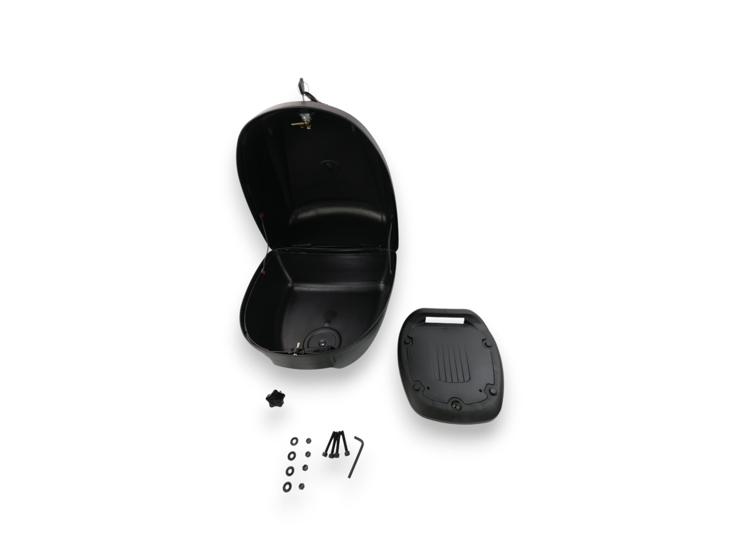 Götz Motorradkoffer 32 Liter, Top case universal, Helmkoffer für Roller, Motorrad, Mofa, Quad
