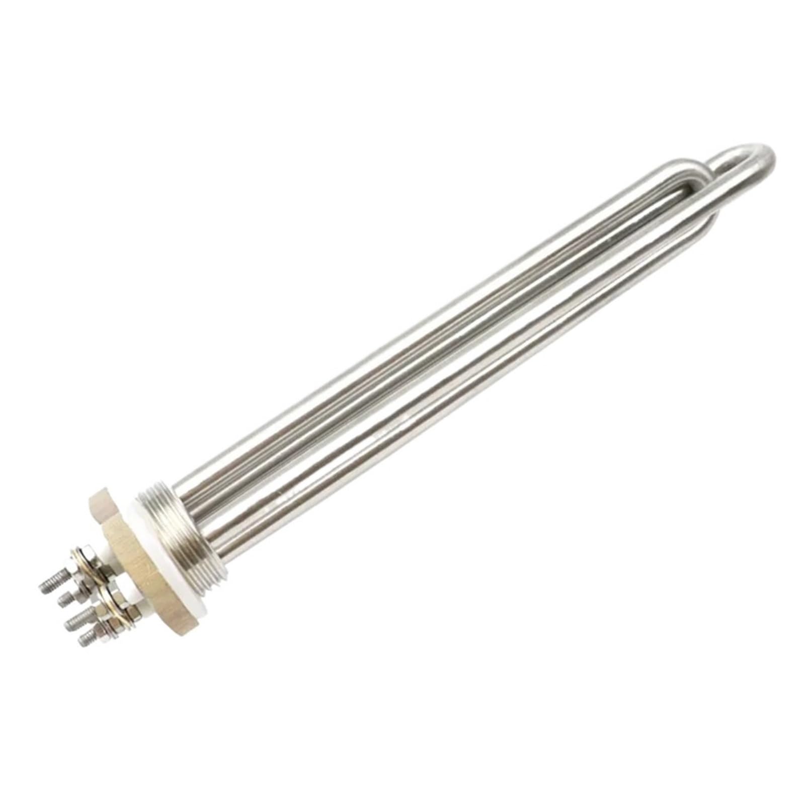 Evpeoetcpc One Color Dc Immersion Heating Element, 12/24/36/48/60V Cartridge Heater Dn25 Immersion Tubular Water Heater(12V 300W 200Mm)