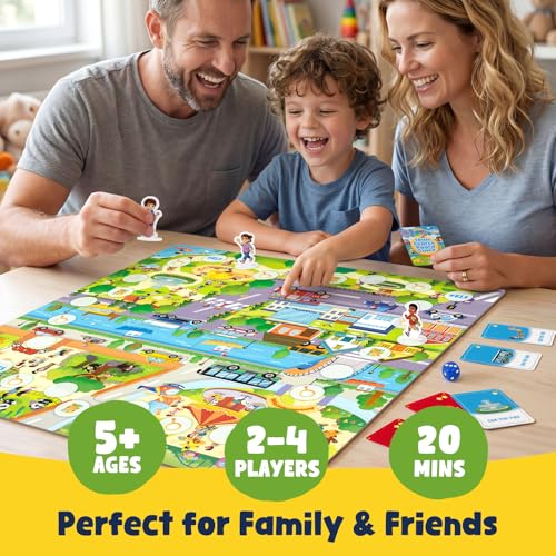 Town Search Juego de Mesa para Niños 5+ de 2 a 4 jugadores miniatura 3