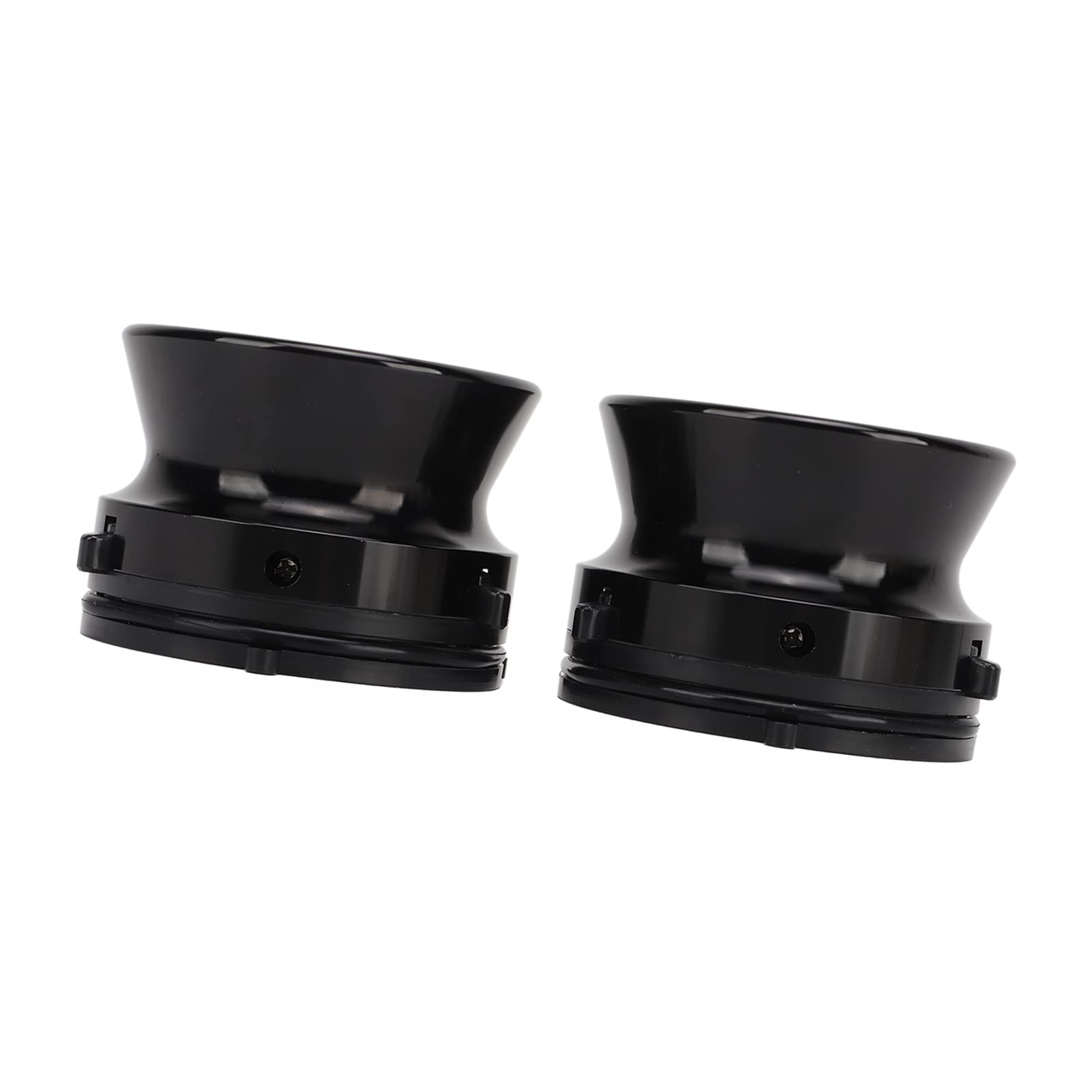 Adaptador de cubo NAB de 1 par 1 par, adaptador de cinta de aleación de aluminio de 10 pulgadas para carrete de carrete para grabadoras de cinta de carrete universal Studer (Negro)