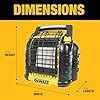 DEWALT 12,000 BTU Cordless Portable Propane Radiant Heater