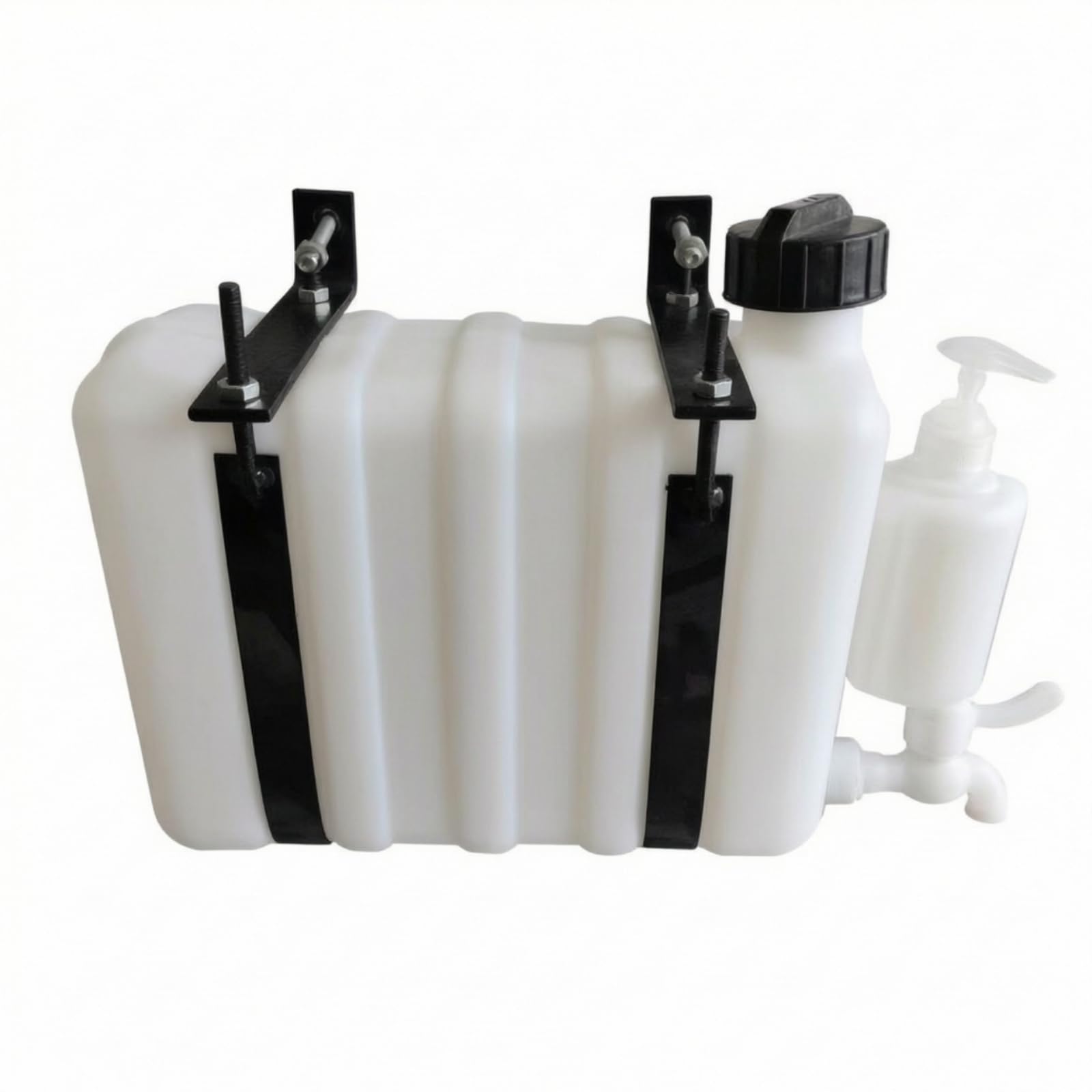 Generic Tanica per con Montaggio Veicolare Stile Industriale con Dispenser Sapone E Rubinetto Inferiore per Igiene Personale E Pulizia di Utensili per