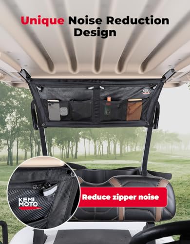 Sac de rangement pour chariot de golf imperméable à multi-poches - 4