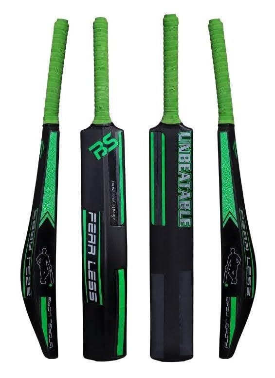 Image of BARKHA Full Size Plastic Turf Cricket Bat for Men, Tennis & Wind Ball
