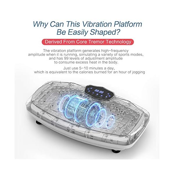 nimto-Vibration-Plate-Exercise-Machine-Whole-Body-Workout-Vibration-Fitness-Platform-for-Home-Fitness-Weight-Loss-BT-Remote-99-Levels nimto Vibration Plate Exercise Machine Whole Body Workout Vibration Fitness Platform for Home Fitness & Weight Loss + BT + Remote, 99 Levels