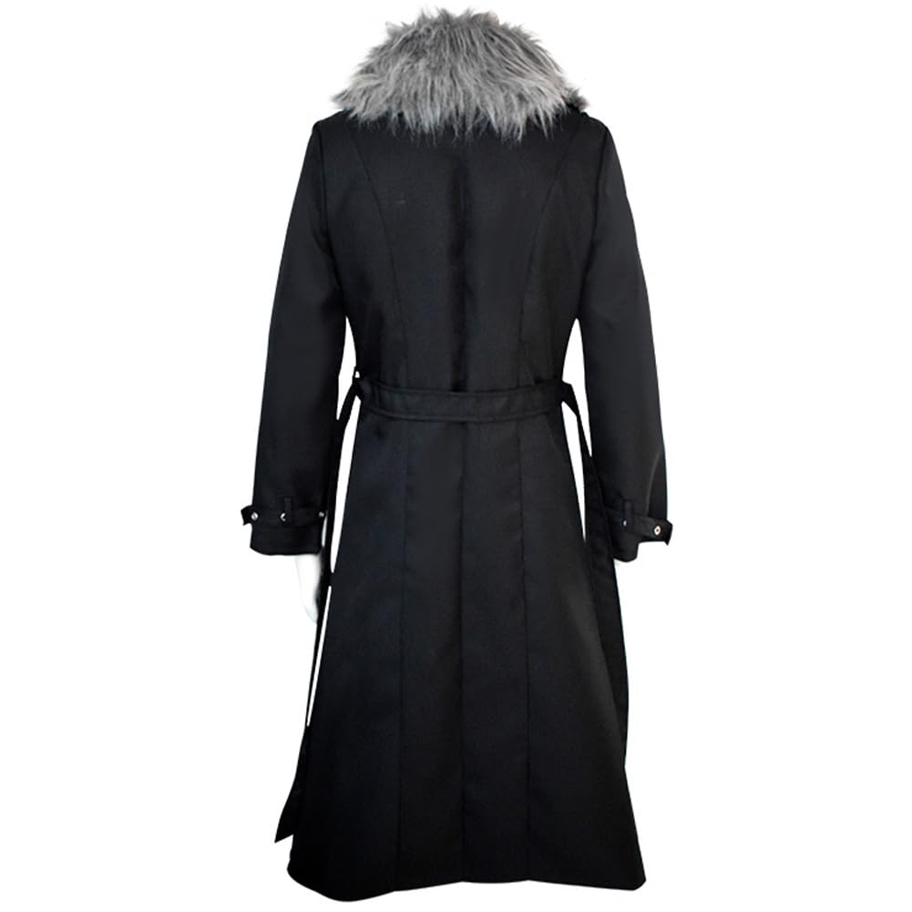 BSD Nakajima Atsushi kostium cosplay, anime, Dazai Osamu, stroje cosplay, czarny, mundur, kurtka z wiatroszczelnym futrzanym kołnierzem, Halloween, Boże Narodzenie, karnawał, przyjęcie