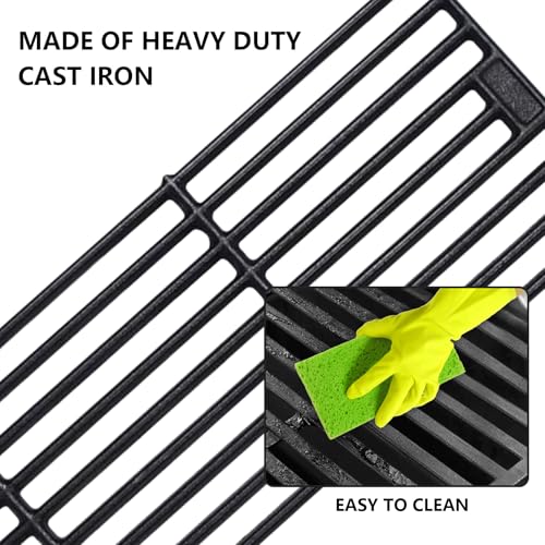 Image of CANDANA Replacement Parts for Chargriller 3001, 3008, 3030, 4000, 5050, 5252 Grill Models, Stainless Steel Burner, Stainless Steel Heat Plates, Porcelain Cast Iron Cooking Grid Grates, Igniters
