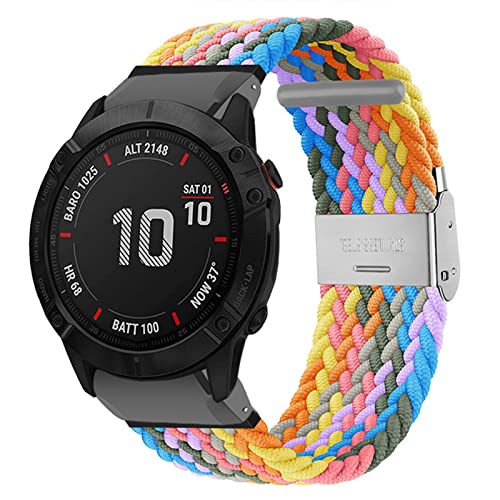Boucle solo extensible Garmin Quickfit en nylon tressé pour supprimer la gêne des boucles rigides
