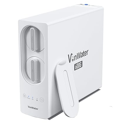 600GPD Reverse Osmosis System, 7 Stage Under Sink Tankless RO Water Filtration, 2:1 Pure to Drain, Reduce TDS, 99.99% of Contaminants, NSF/ANSI 372 Certified Drinking Water Filter System