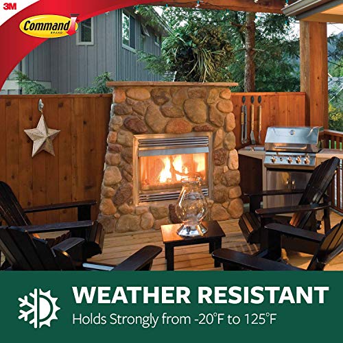 Command Large Designer Metallic Bronze Hook with Adhesive Strips - for Hanging Outdoor Wreaths, Signs and Other Heavy Items Securely and Damage Free - Image 5