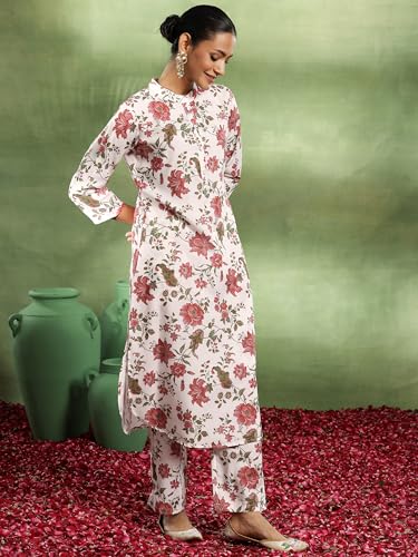 Image of Libas Womens Printed Viscose Co-ord Set for Women