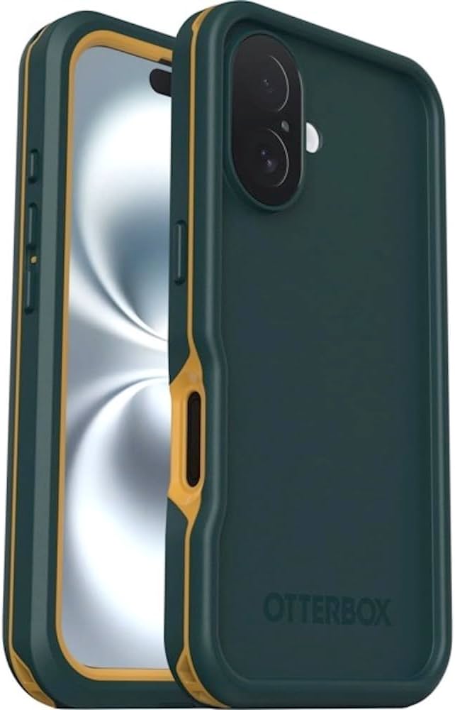 iPhoneアクセサリー OtterBOX iphone16seriesfreforpourmagsafe Amazon.com: Otterbox FRE MagSafe iPhone 16 Case Submerge - Green