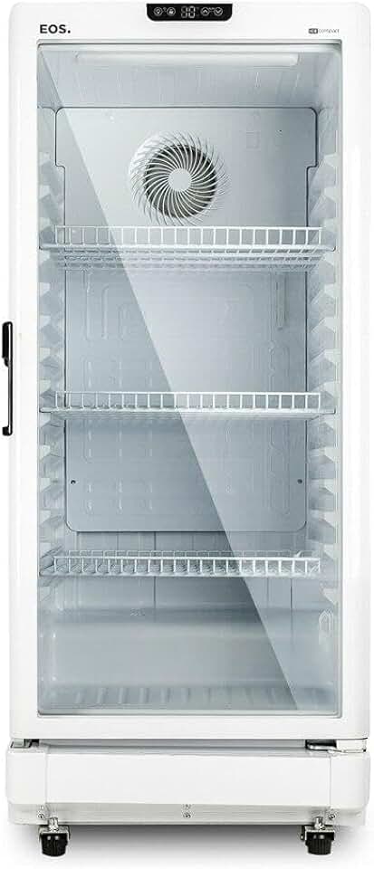 Refrigerador Expositor Vertical Eos 198 Litros Eco Gelo Digital Branco Eev200b 110v