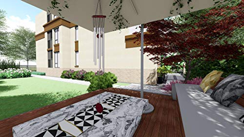 XBrand Wind Chime, Premium Metal Memory Wind Chimes for Outside or Inside Home Decor, Best Gift for Neighbors - Thumbnail 4